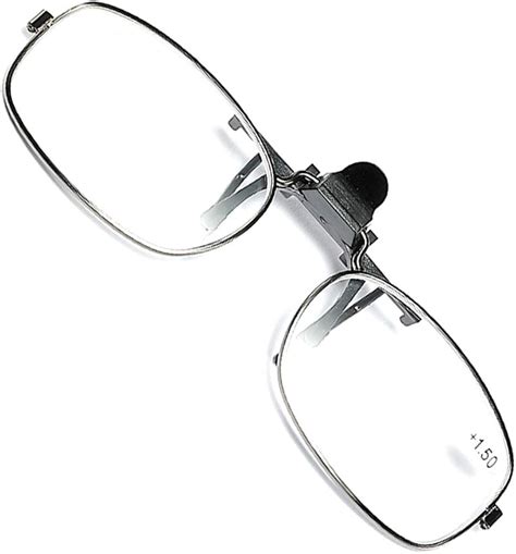 Amazon.com: Clip-on Reading Glasses Reader (Black, 1.0): Clothing