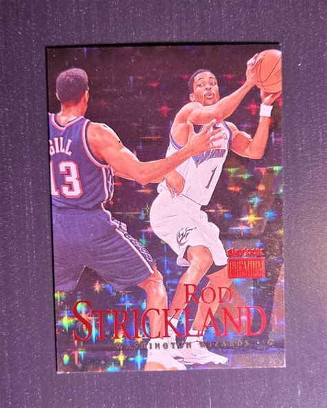 1999 Skybox Premium Rod Strickland STAR RUBIES #'d/45 Wizards RARE | eBay