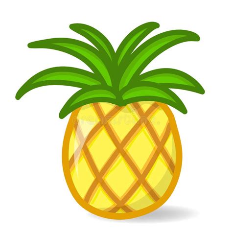 Pineapple stock vector. Illustration of single, juicy - 31913932