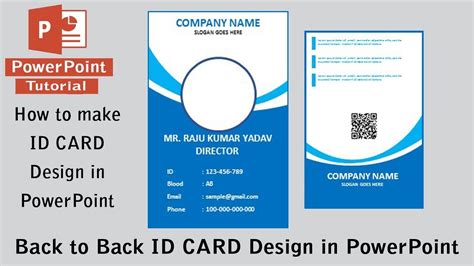 Portrait Id Card Template – Cardtemplate.my.id