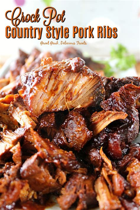 Crock Pot Country-Style Pork Ribs - These boneless pork ribs are slow ...