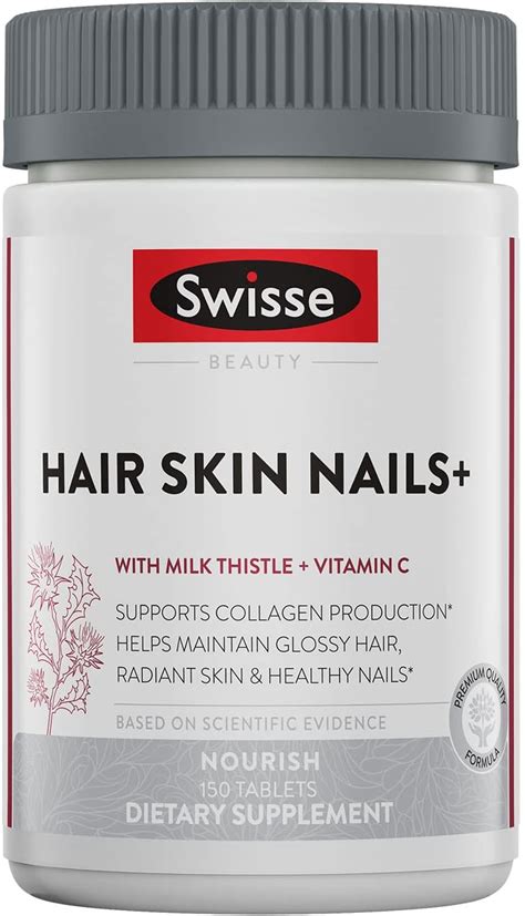 Amazon.com: Swisse Biotin Hair Skin and Nails Vitamins for Women & Men ...