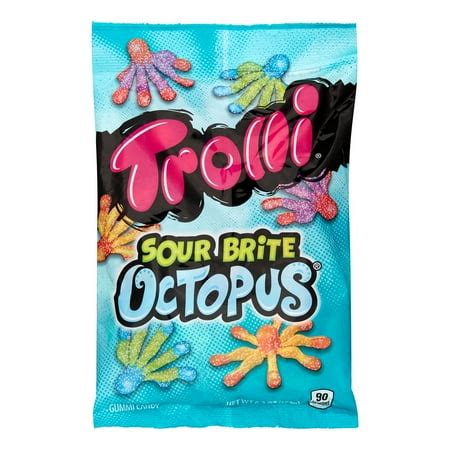 Trolli, Sour Brite Octopus Gummy Candy, 6.3 Oz - Walmart.com