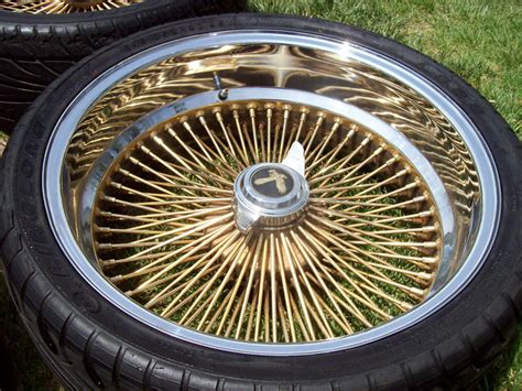 Wire Wheels: Gold Dayton Wire Wheels For Sale