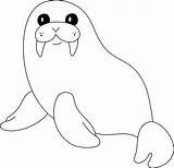Walrus Kids Coloring Page Great For Beginner Book 2468202  sketch template