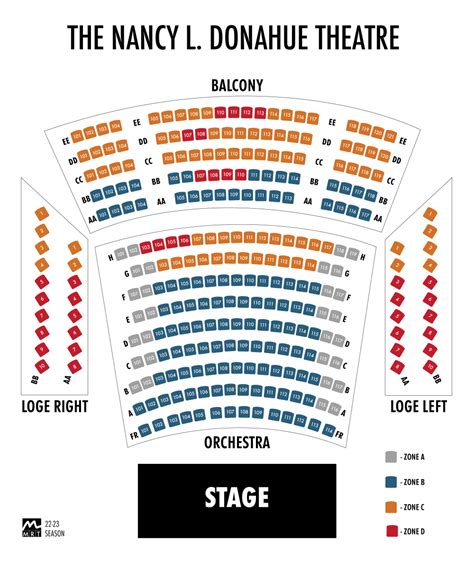 Seating Chart | Merrimack Repertory Theatre