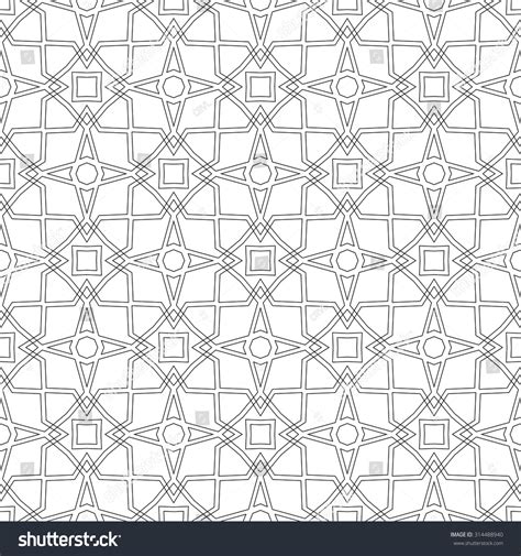 Abstract Seamless Geometric Islamic Wallpaper Vector Stock Vector ...