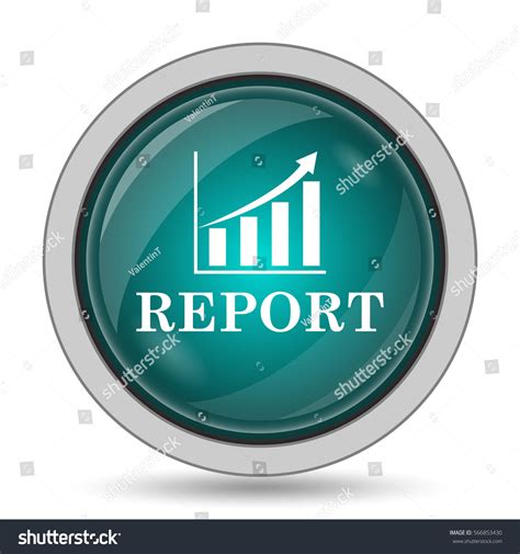 Report Icon Website Button On White Stock Illustration 566853430 - Shutterstock