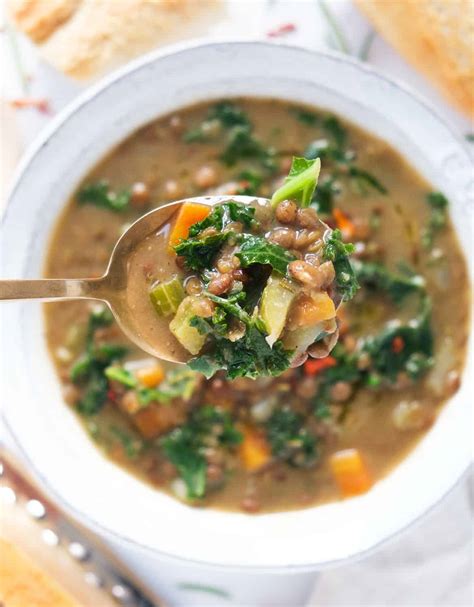 Lentil Kale Soup - The clever meal