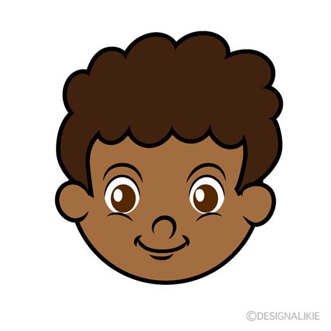 Boy Face Cartoon Free PNG Image｜Illustoon