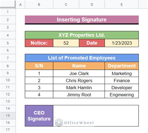 How to Insert Signature in Google Sheets (3 Easy Ways)