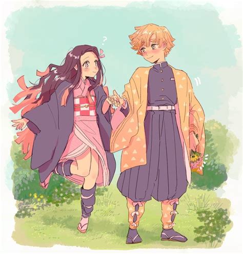 Zenitsu and Nezuko | Anime demon, Dragon slayer, Slayer anime