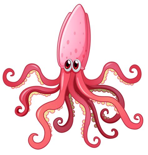 SQUID * Cartoon Sea Animals, Cartoon Fish, Cute Animals, Kraken Octopus, Under The Sea Images ...