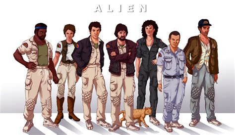 The Nostromo Crew by Deimos-Remus on DeviantArt