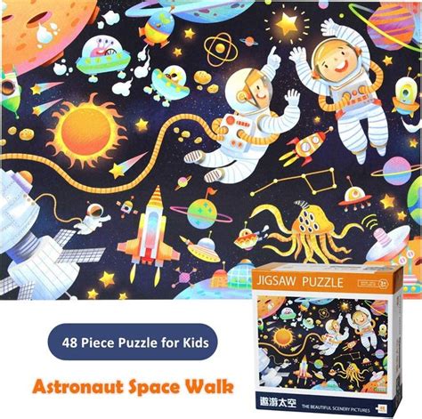 Moruska Jigsaw Puzzles Ages 48 Children Piece Outer Space Toddlers 4 ...