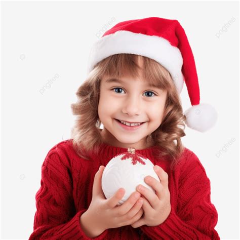 Beautiful Smiling Girl With Christmas Toy Isolated On White, Happy Woman, Smiling Girl ...