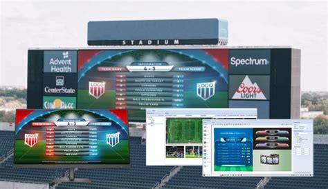 LED Scoreboard For Stadium | Outdoor LED Screen | Big Screen Media