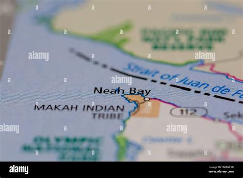 Neah bay washington state map hi-res stock photography and images - Alamy