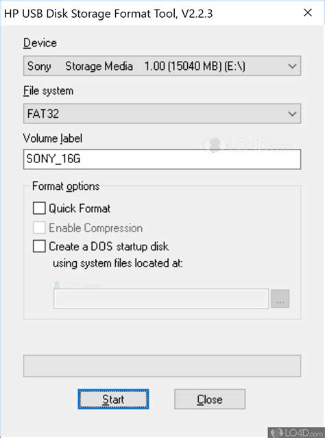 HP USB Disk Storage Format Tool - Download