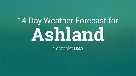 Ashland, Nebraska, USA 14 day weather forecast