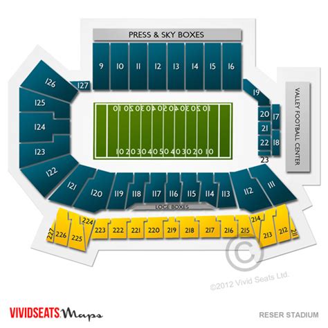 Reser Stadium Seating Chart - Templates Printable Free