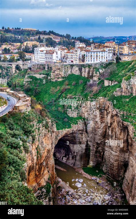 Algeria, Constantine City, Natural Bridge Stock Photo - Alamy