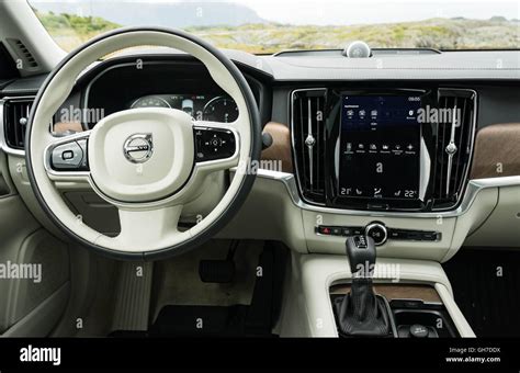 Volvo S90 interior Stock Photo - Alamy