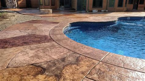 Stamped Concrete Pool Decks : : Advanced Concrete Creations : Serving the Tri-State Area