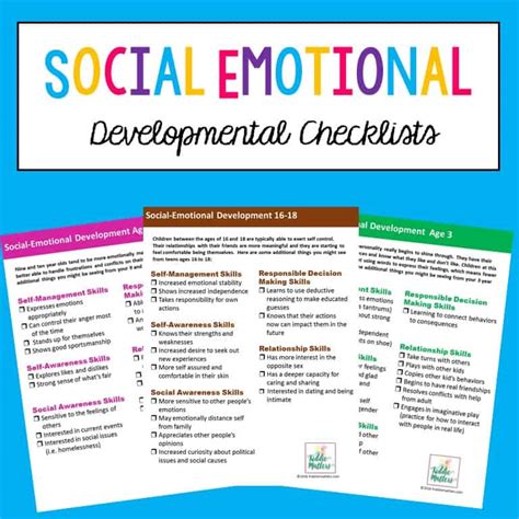 17+ Social-Emotional Development Chart Pdf - MarloTabatha