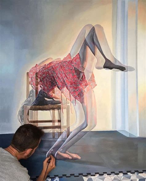 "Double Exposure" Portrait Paintings Reflect Our Busy Inner Minds