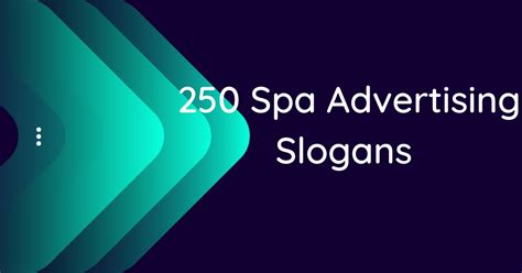 250 Creative Spa Advertising Slogans And Taglines