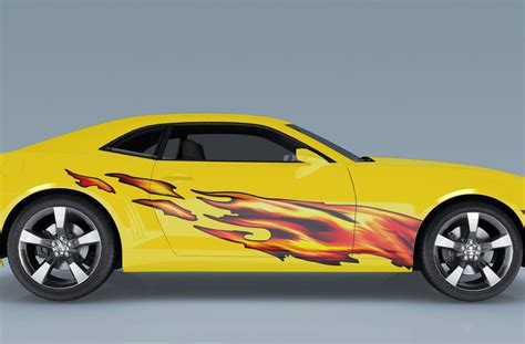 Fire flames vinyl decals for cars & trucks | Xtreme Digital GraphiX