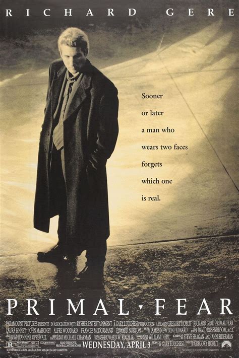 Primal Fear (1996) | Primal fear, Richard gere, Movie posters