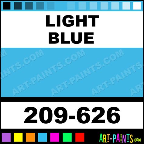 Light Blue Artist Stained Glass Window Paints - 209-626 - Light Blue Paint, Light Blue Color ...