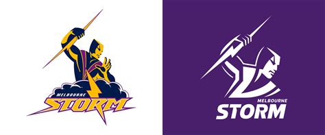 Spotted: New Logo for Melbourne Storm by WiteKite | Storm, Melbourne ...