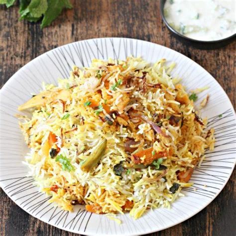 Vegetable biryani prepared in Dum pukht method. Veg Biryani, Indian ...