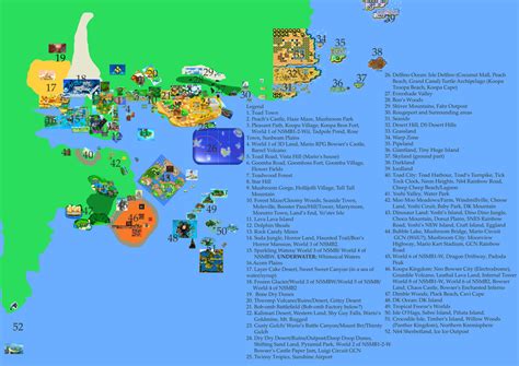 Mushroom Kingdom Map v1 by Marhiin on DeviantArt