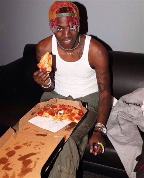 Lil Yachty Enjoying Pizza