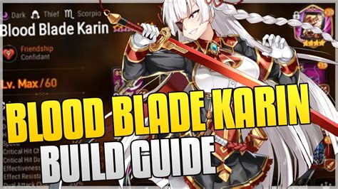 Epic Seven - BLOOD BLADE KARIN BUILD GUIDE !!! - YouTube