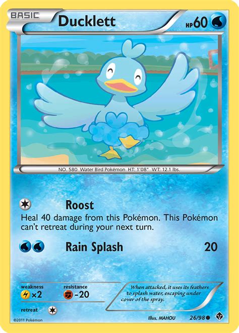 Ducklett 26 (Emerging Powers 2011) Pokemon Card