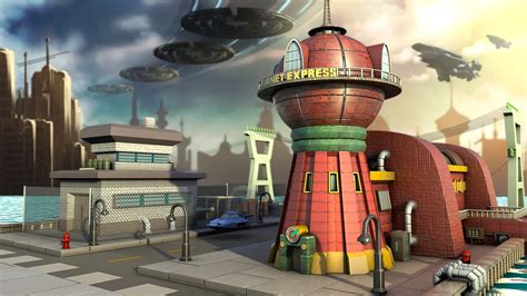 Futurama - Planet Express on Behance