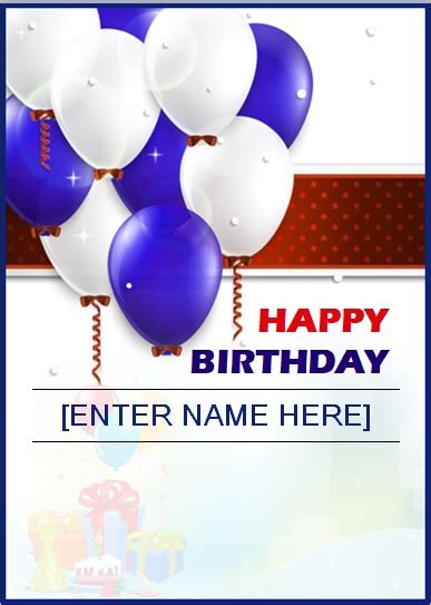 Free Printable Happy Birthday Card Templates (Word / PDF) - Best Collections