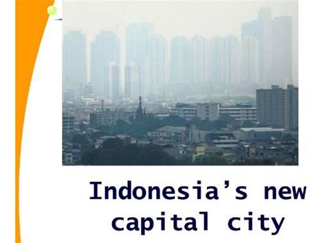 Indonesia's new capital city | Teaching Resources