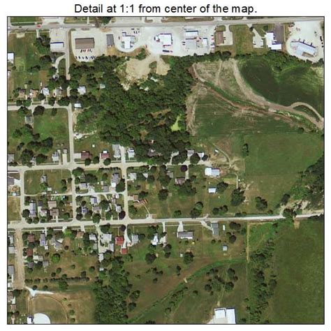 Aerial Photography Map of Sigourney, IA Iowa