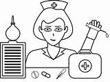 Nurse Coloring Pages sketch template