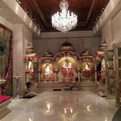 Ambani House Antilia Temple Inside Photos God Idols Doors And Interior All Done With Precious ...