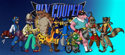 Sly Cooper: Thieves in Time [the crew] by LankySandwich on DeviantArt