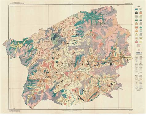 Buncombe County Soils Map, 1920 North Carolina - Old Map Reprint - OLD MAPS