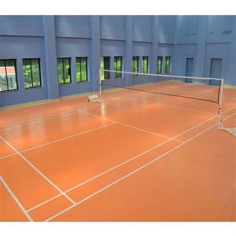 Orange Badminton Court Flooring at Rs 50/square feet in Pune | ID ...