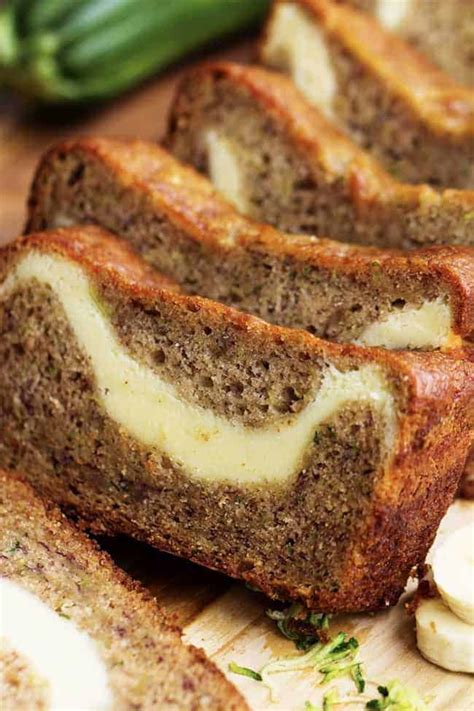 Cream Cheese Swirled Banana Zucchini Bread | The Recipe Critic